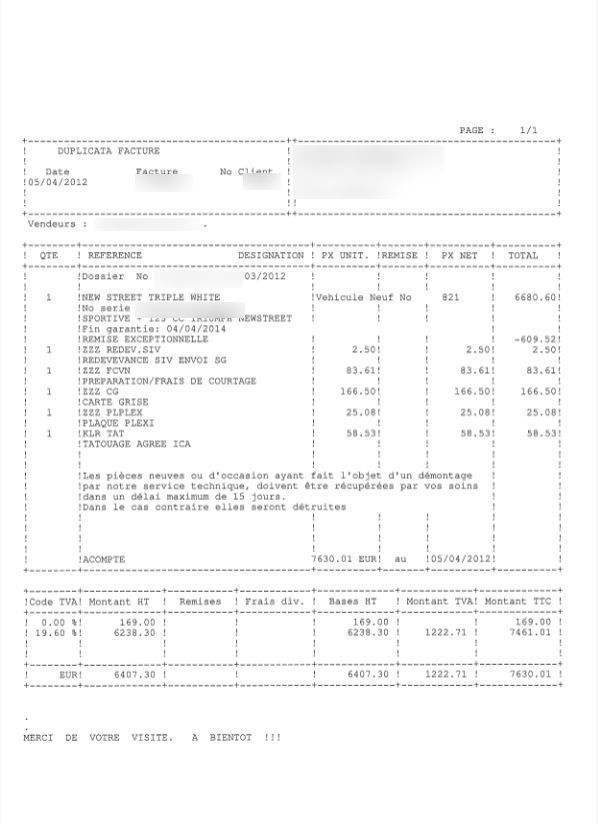 Photo TRIUMPH STREET TRIPLE