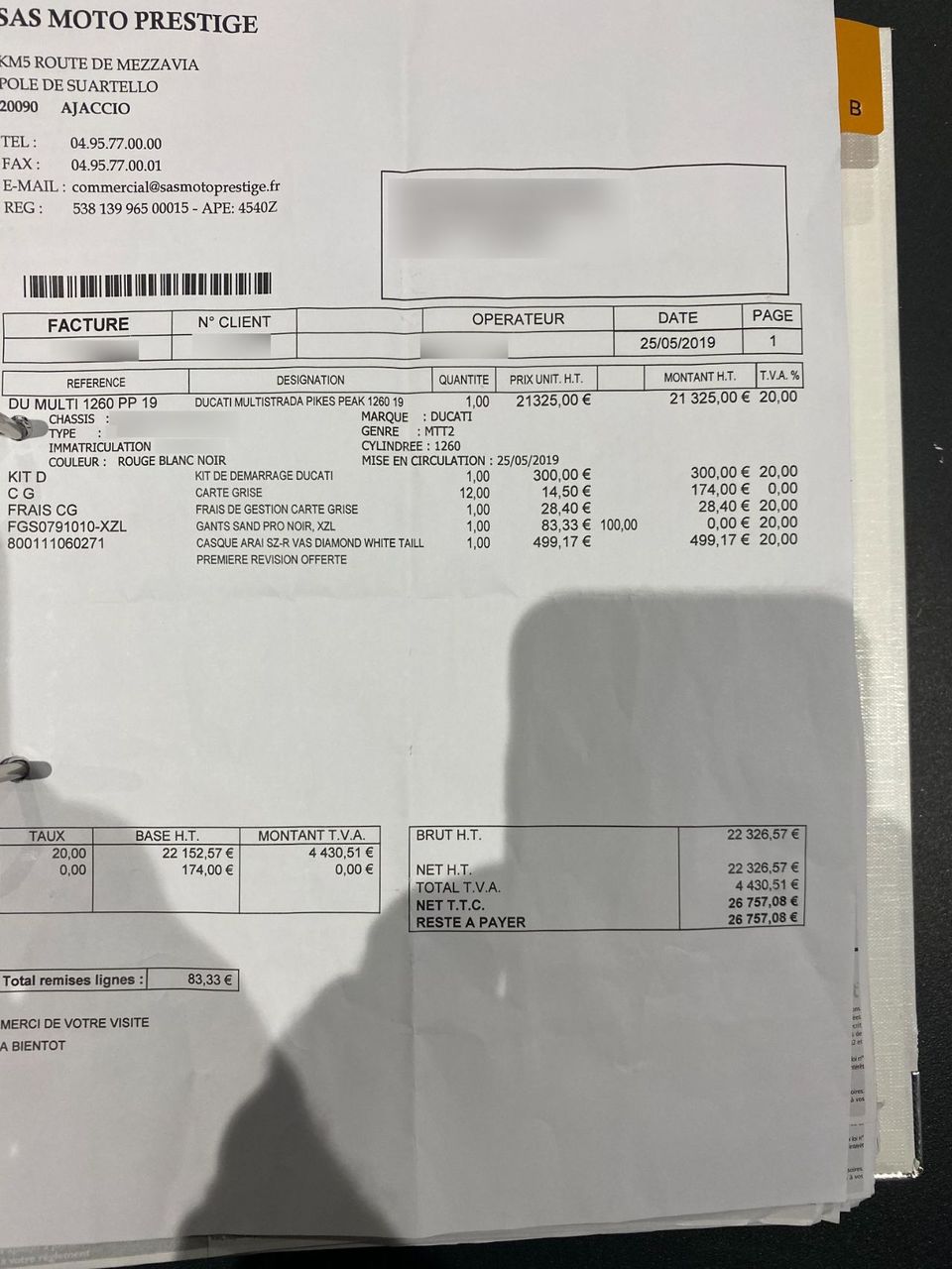 Photo DUCATI MULTISTRADA