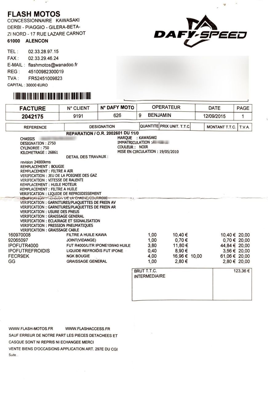 Photo KAWASAKI Z 750