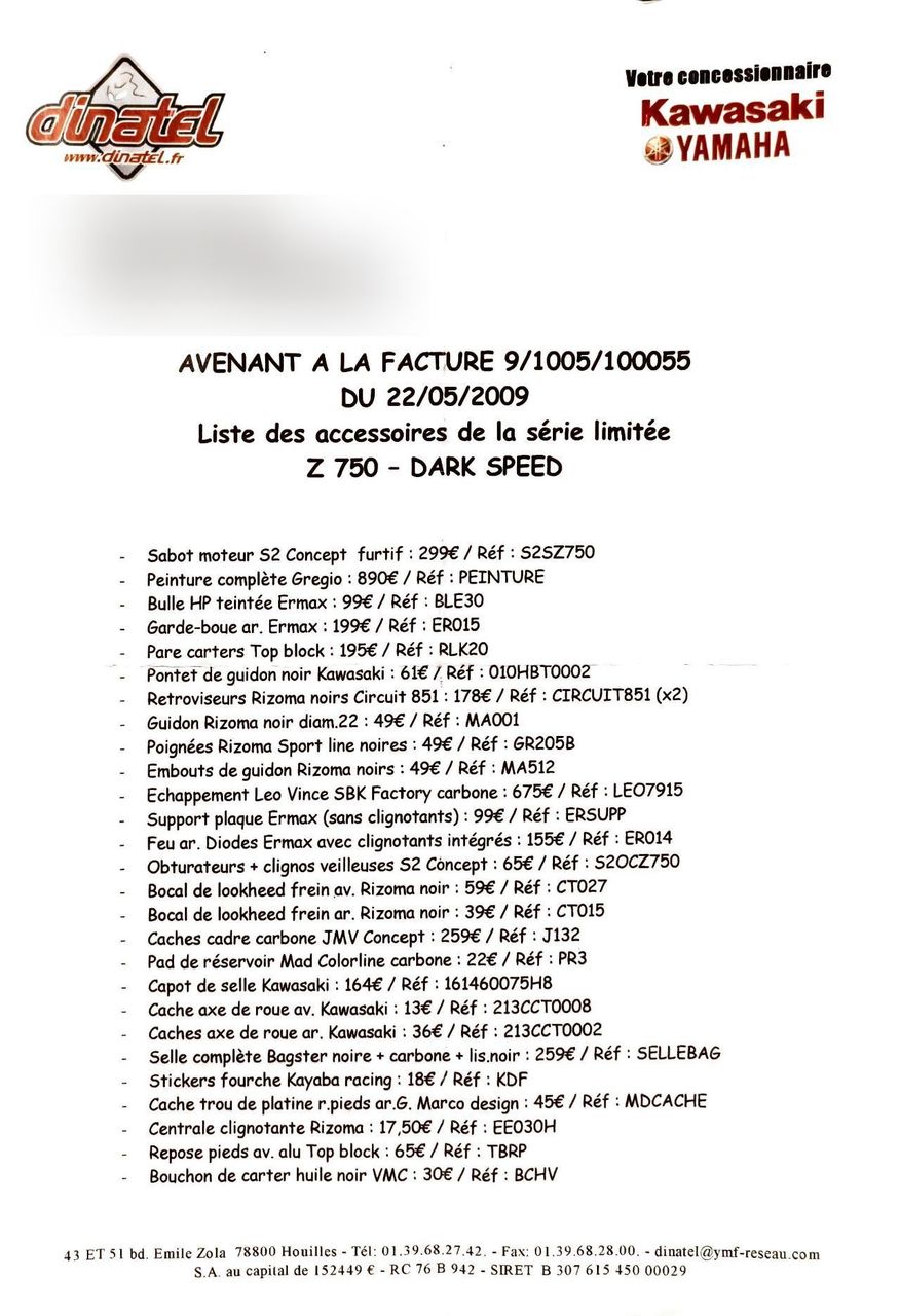 Photo KAWASAKI Z 750