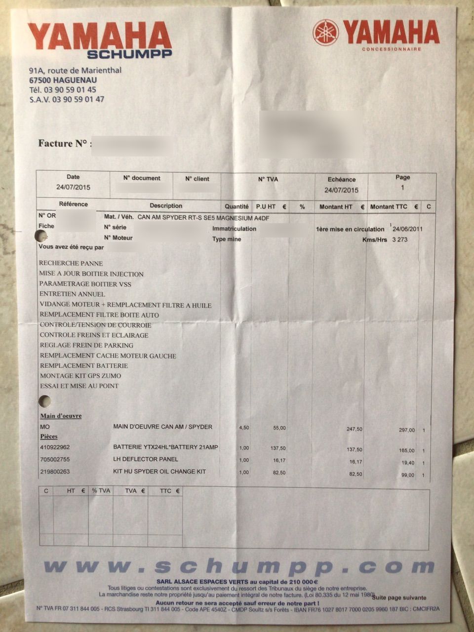 Photo CAN AM SPYDER RT-S SE5