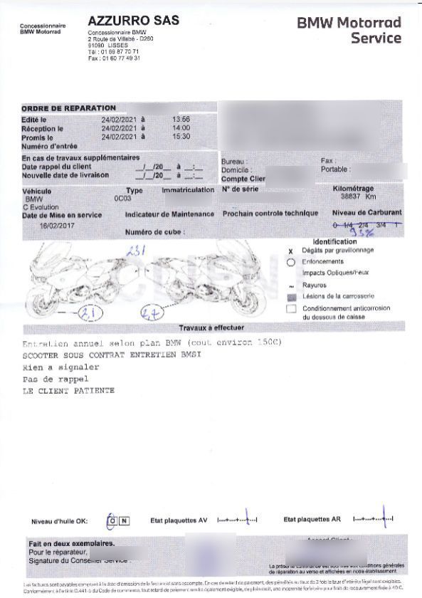 Photo BMW C EVOLUTION