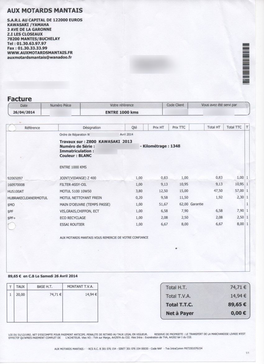 Photo KAWASAKI Z 800
