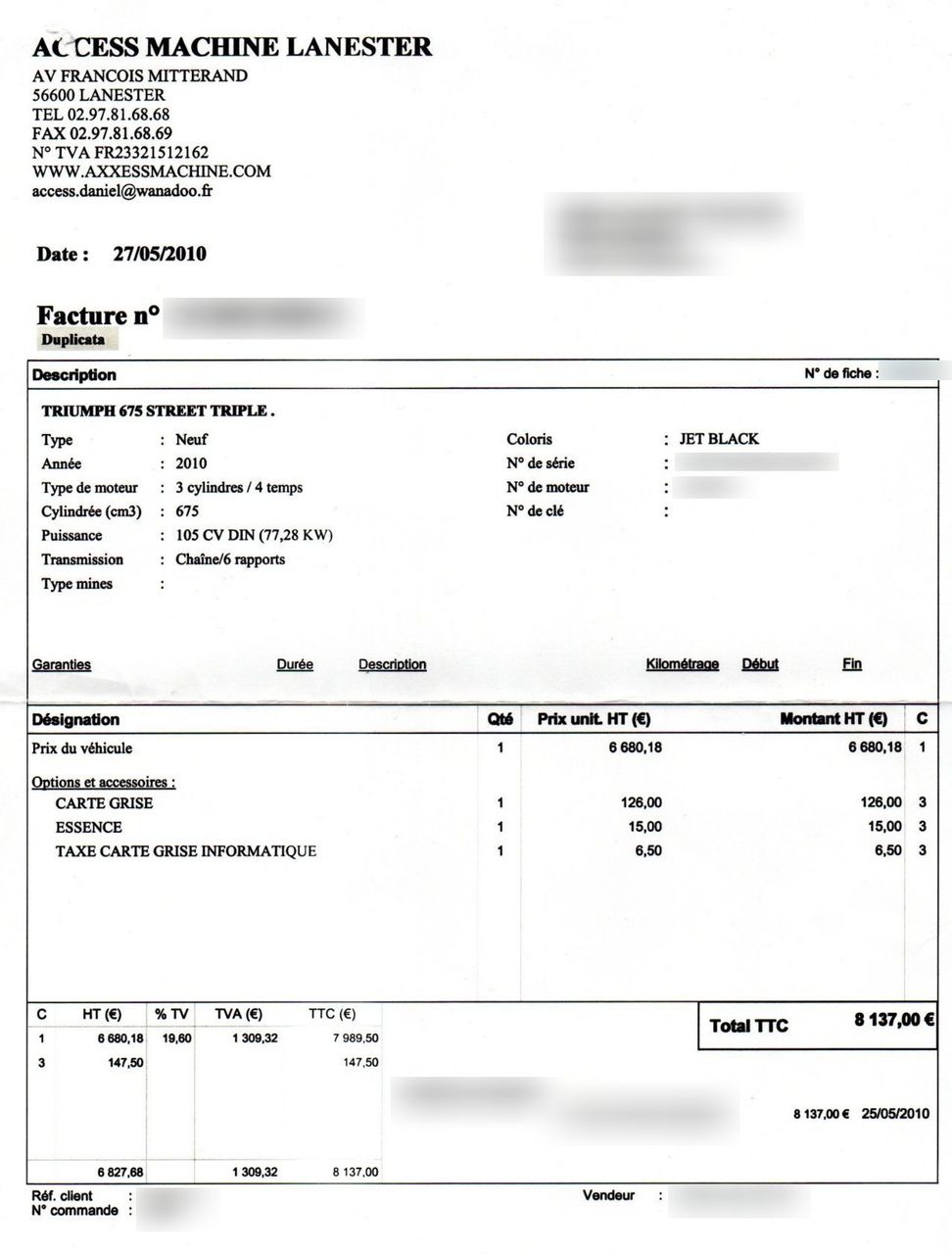 Photo TRIUMPH STREET TRIPLE