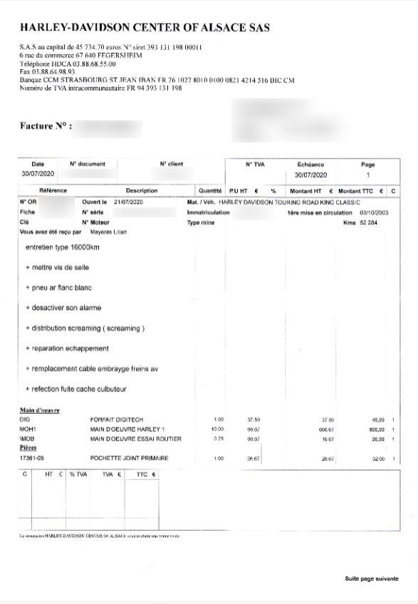 Photo HARLEY DAVIDSON ROAD