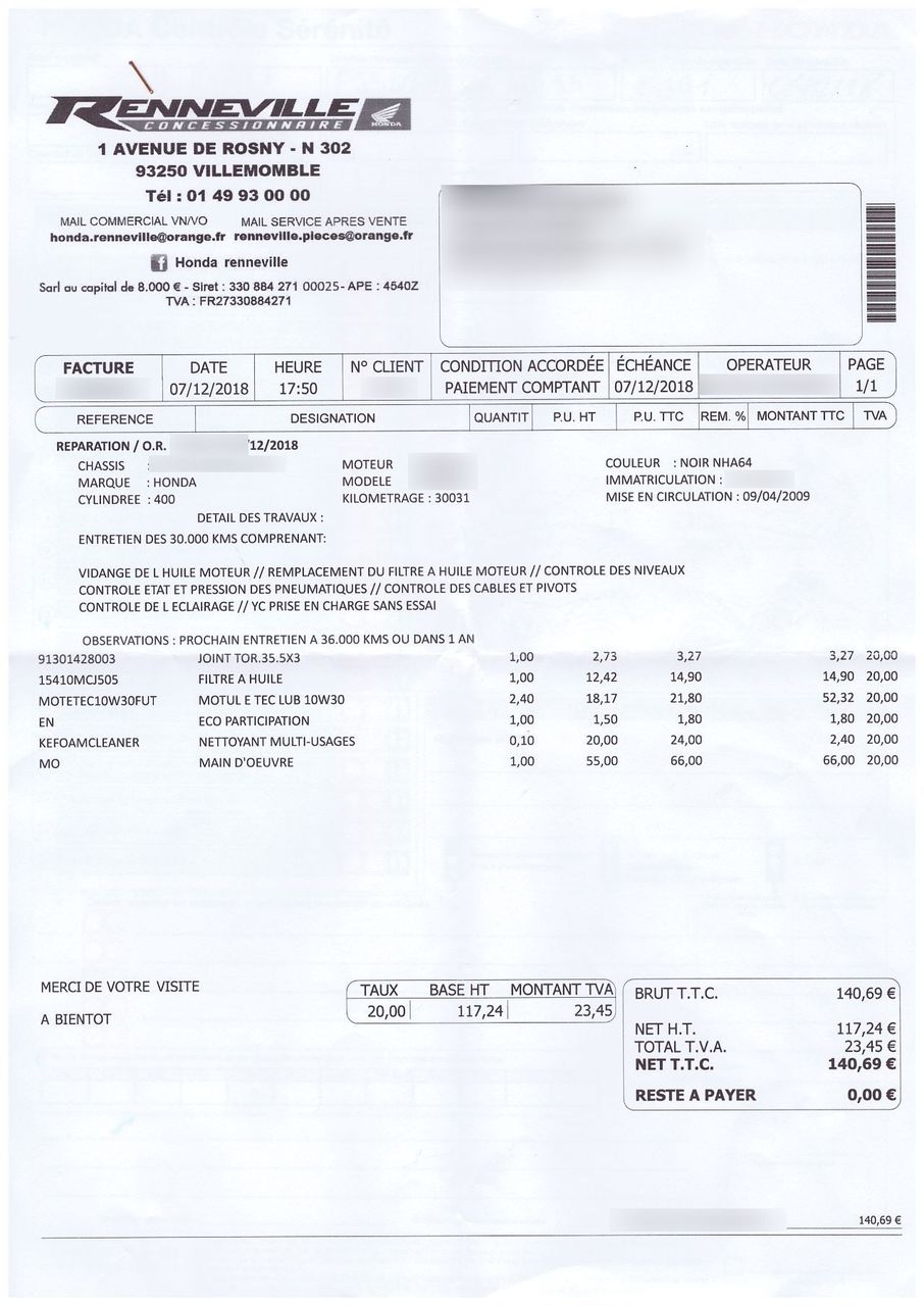 Photo HONDA FJS 400 A