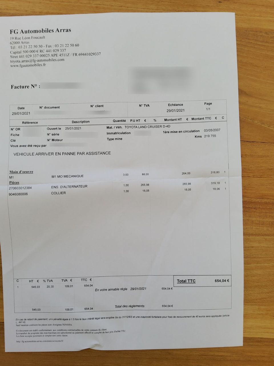 Photo TOYOTA LAND CRUISER