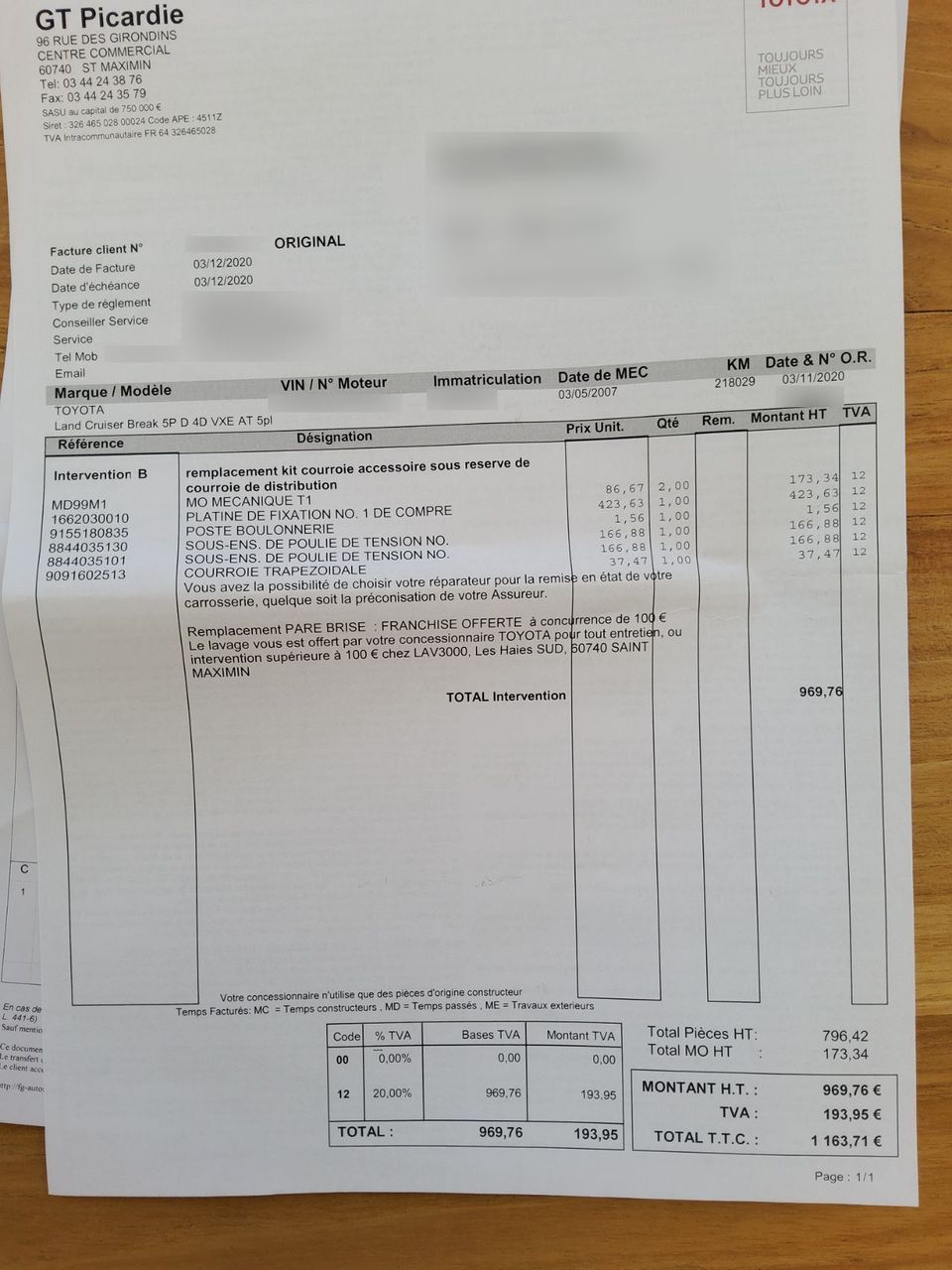 Photo TOYOTA LAND CRUISER