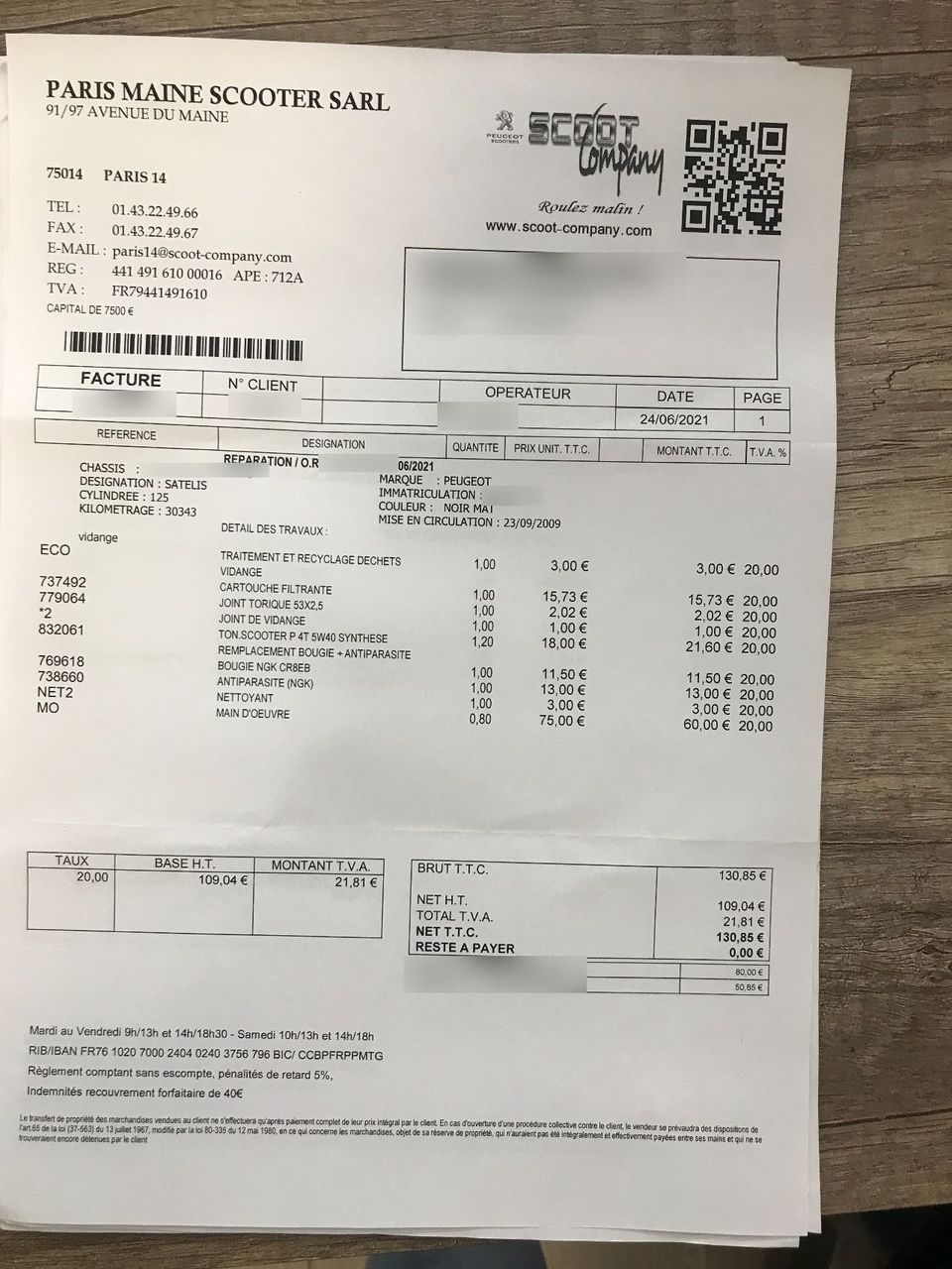 Photo PEUGEOT SATELIS