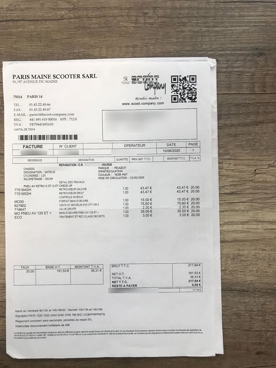 Photo PEUGEOT SATELIS