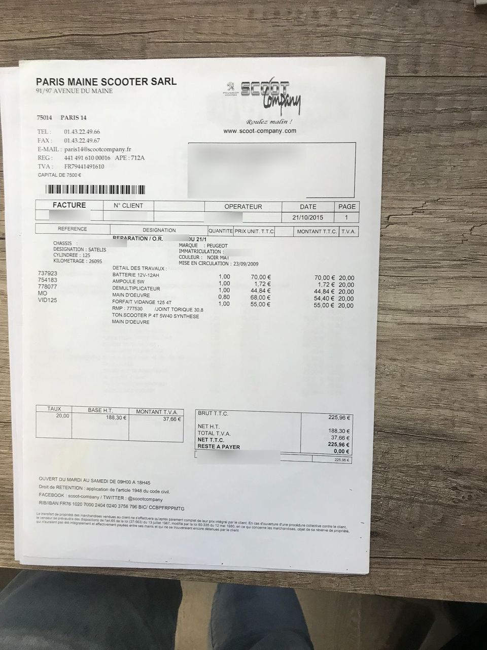 Photo PEUGEOT SATELIS