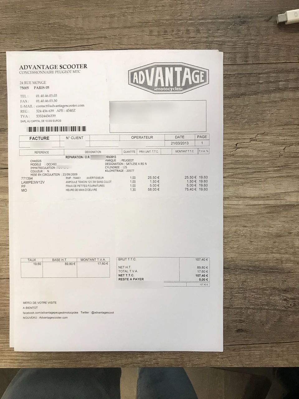 Photo PEUGEOT SATELIS