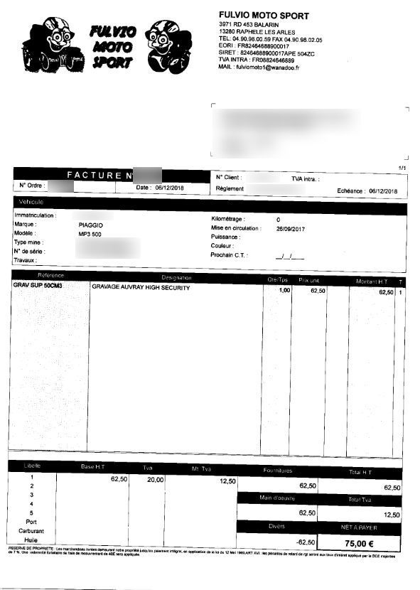 Photo PIAGGIO MP3 500 LT