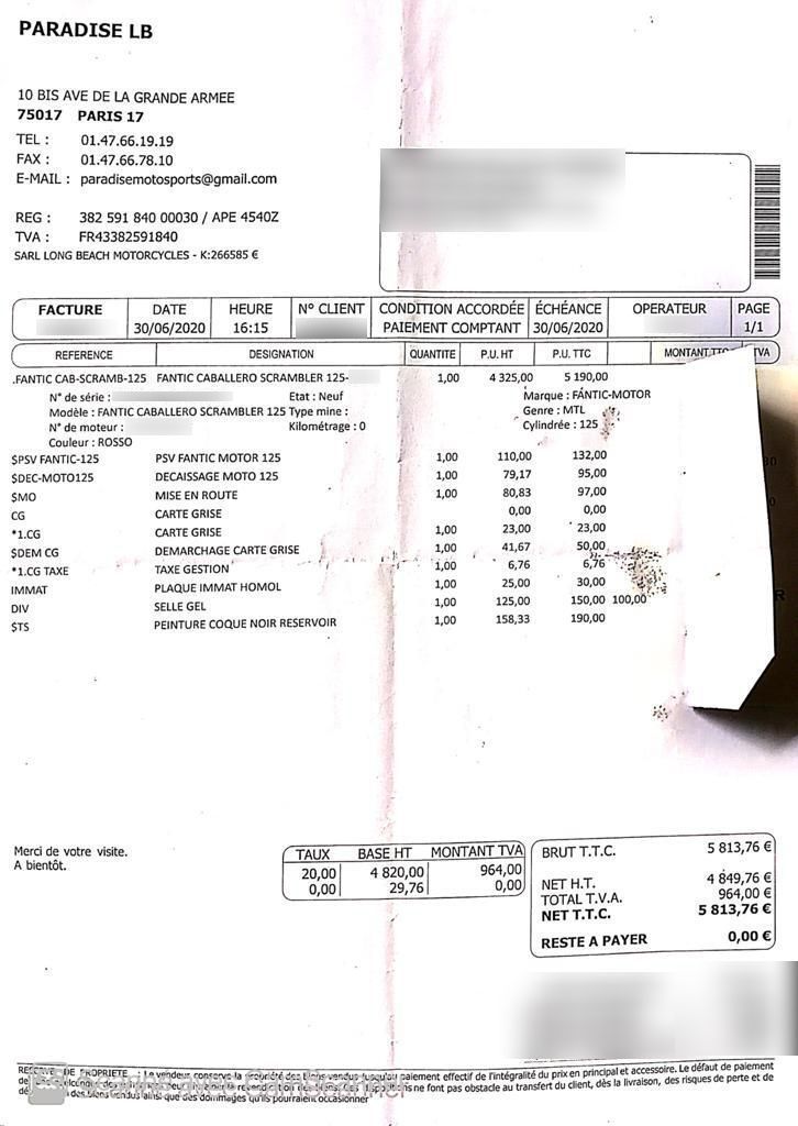 Photo FANTIC CABALLERO 125