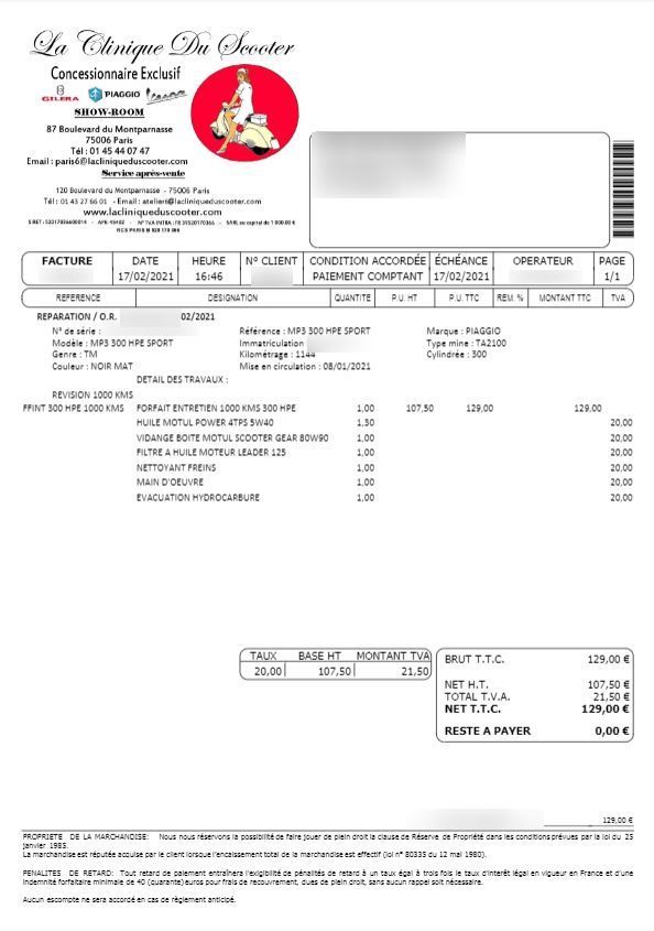 Photo PIAGGIO MP3 300 HPE