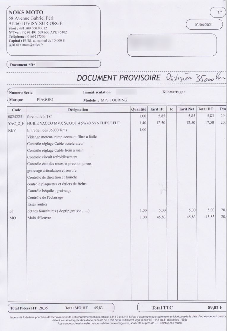 Photo PIAGGIO MP3 400 LT