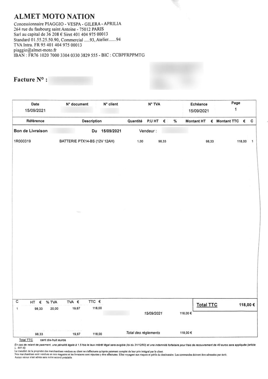 Photo PIAGGIO MP3 300 LT