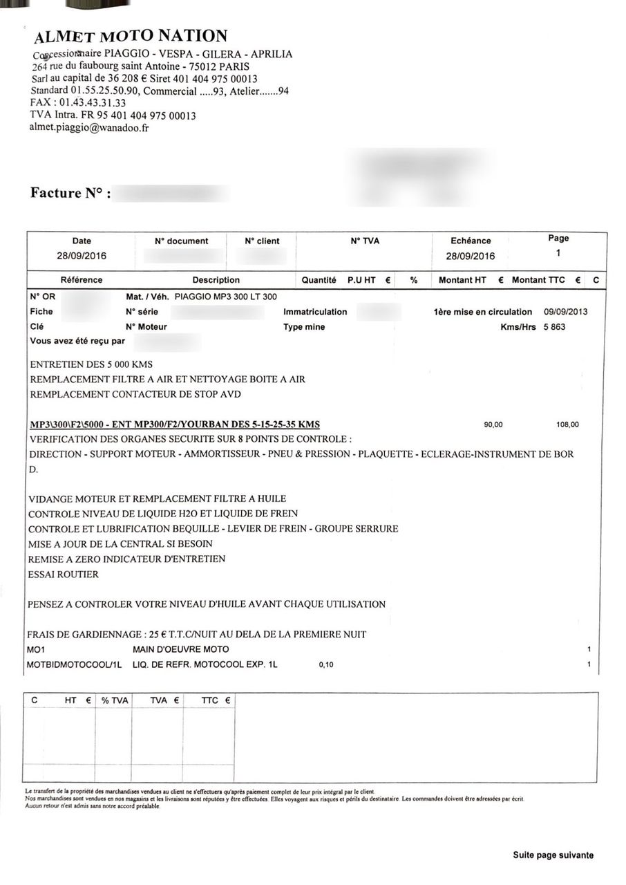 Photo PIAGGIO MP3 300 LT