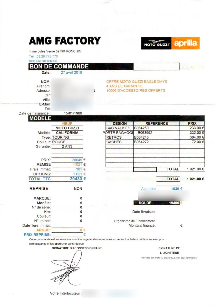 Photo MOTO GUZZI CALIFORNIA