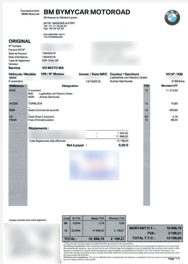 Photo BMW C EVOLUTION