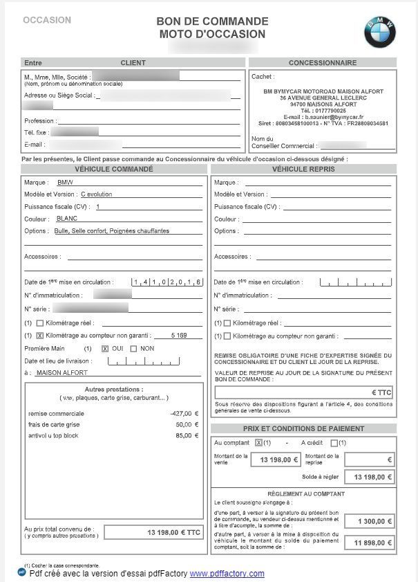 Photo BMW C EVOLUTION