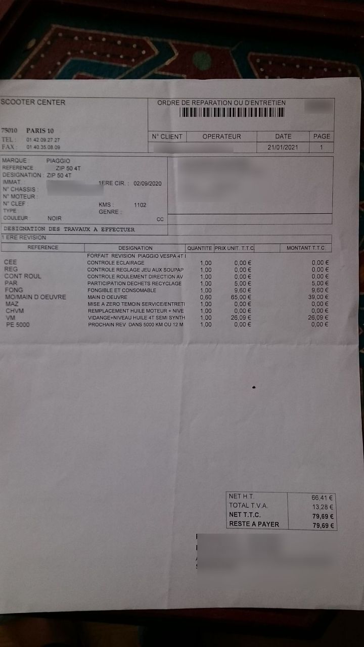 Photo PIAGGIO ZIP 50