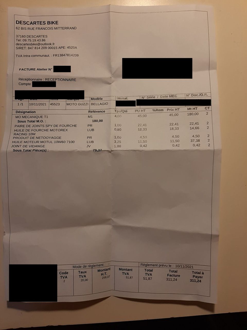 Photo MOTO GUZZI BELLAGIO