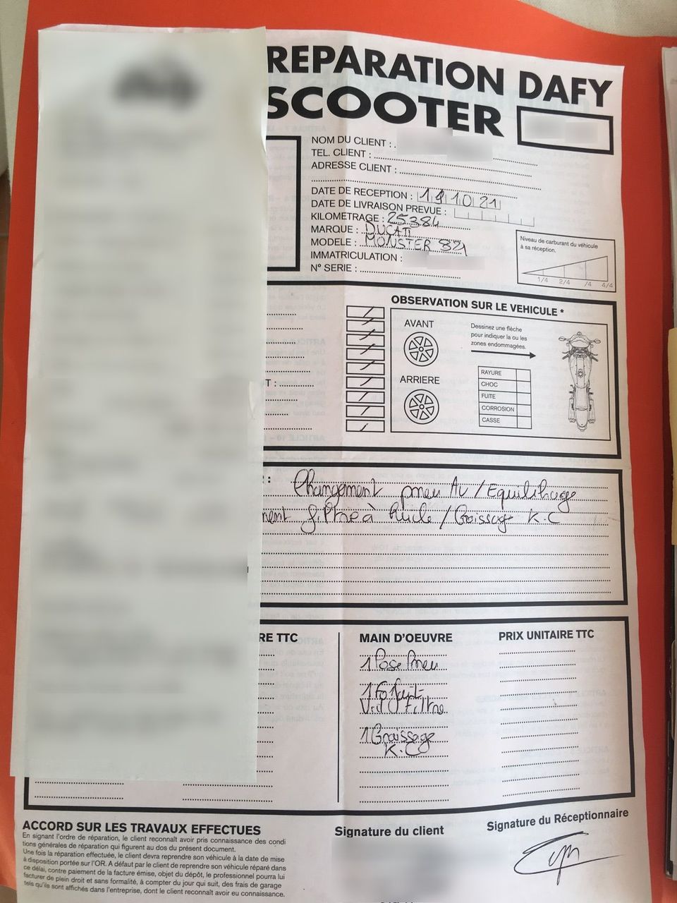 Photo DUCATI MONSTER 821