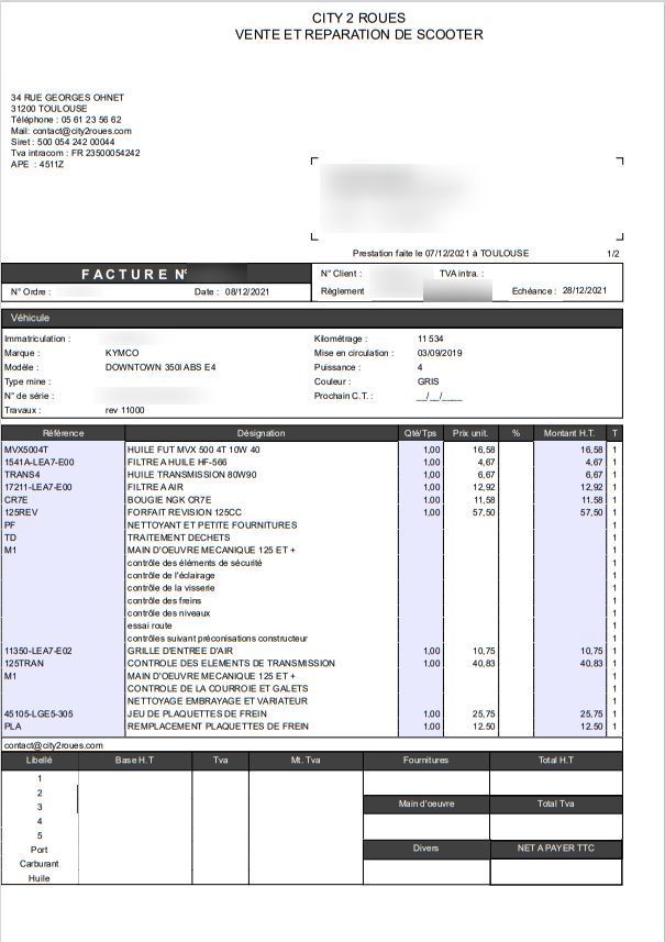 Photo KYMCO DOWNTOWN