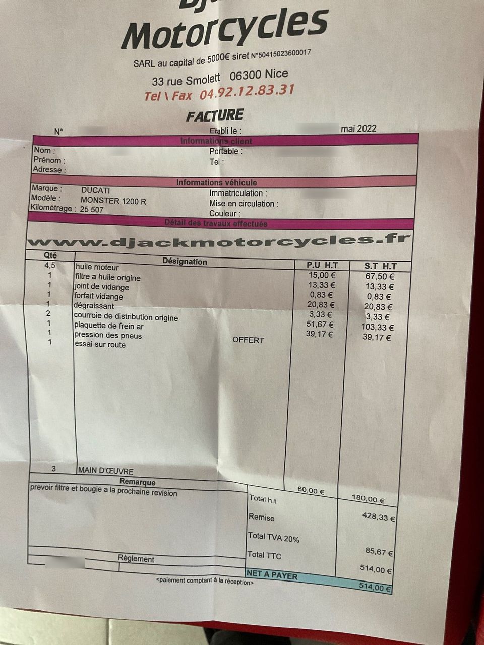 Photo DUCATI MONSTER 1200 R