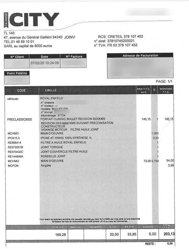 Photo ROYAL ENFIELD 500