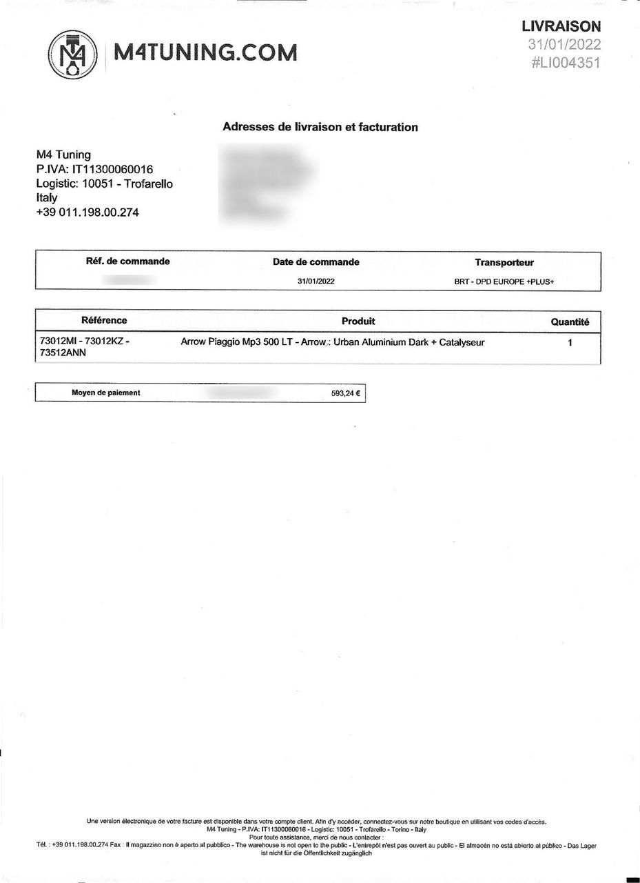 Photo PIAGGIO MP3 500 LT