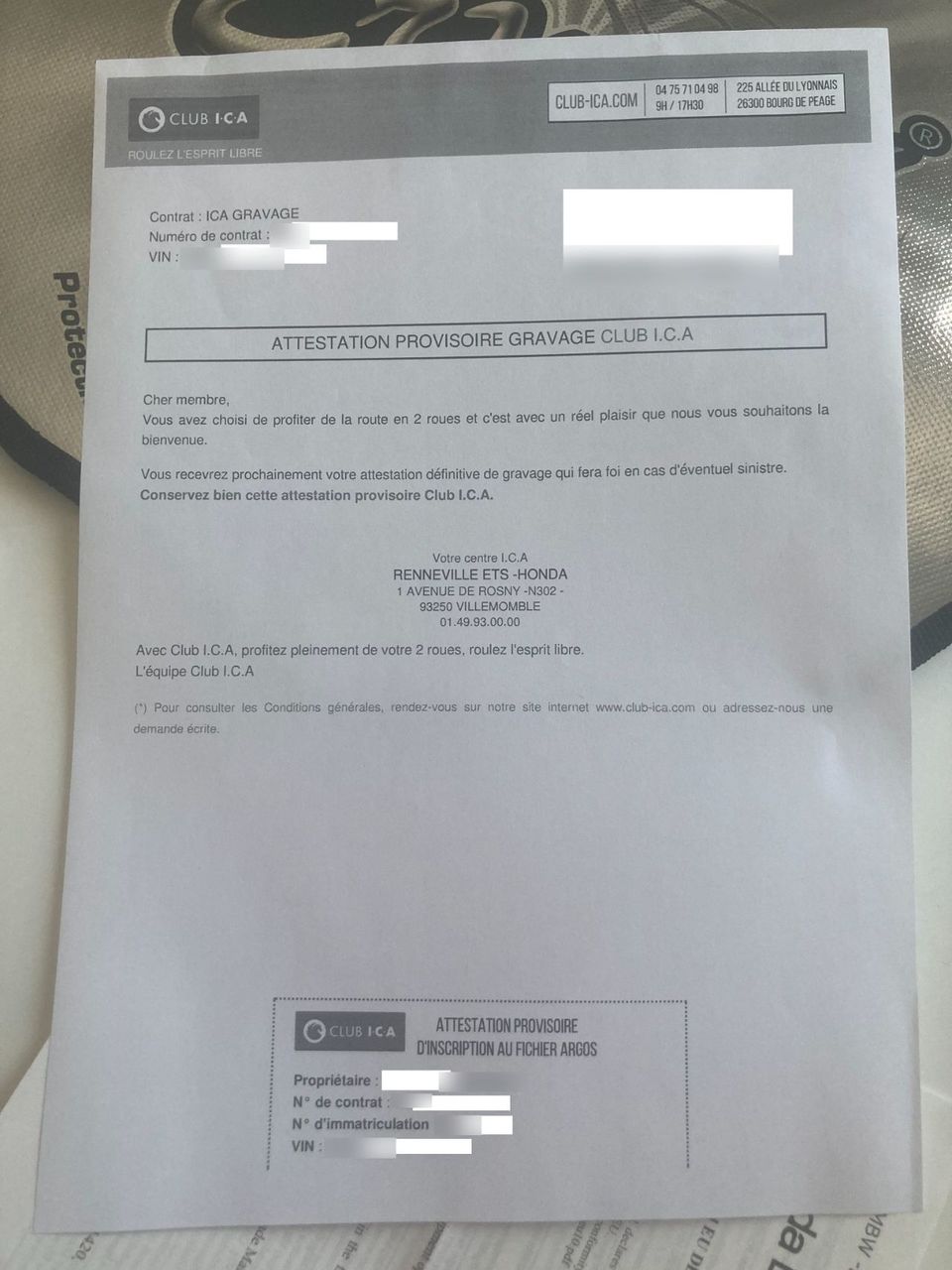 Photo HONDA CBR 500 R