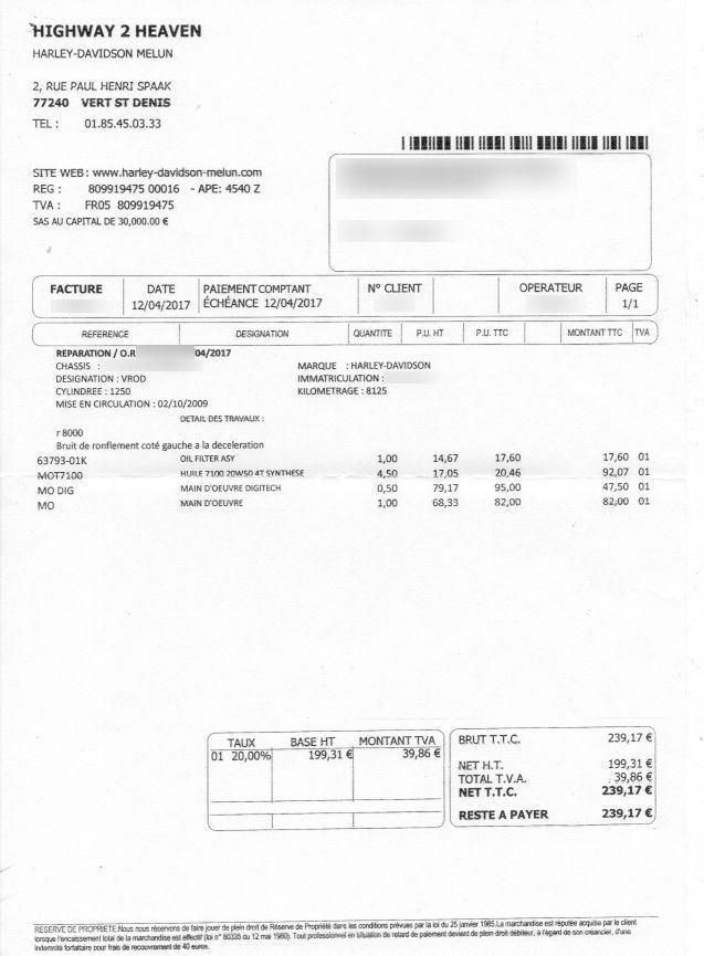 Photo HARLEY DAVIDSON VRS