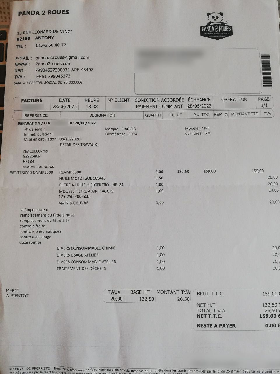 Photo PIAGGIO MP3 500 HPE