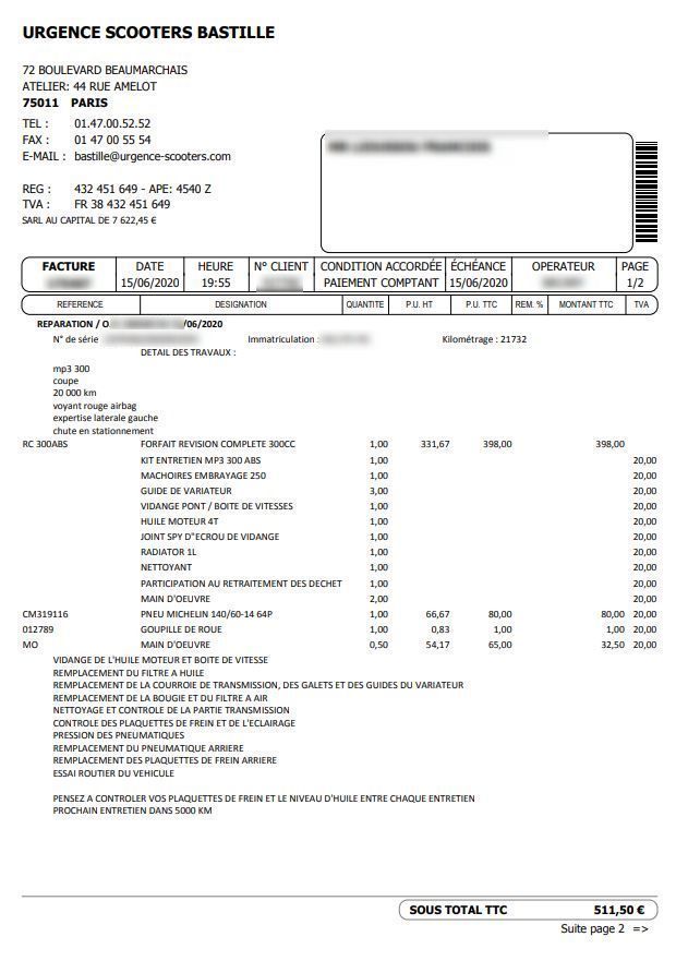 Photo PIAGGIO MP3 300 LT