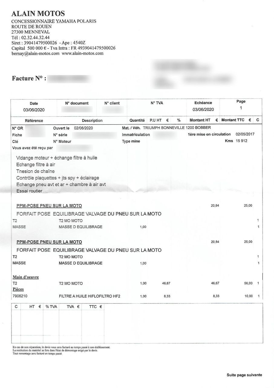 Photo TRIUMPH BONNEVILLE