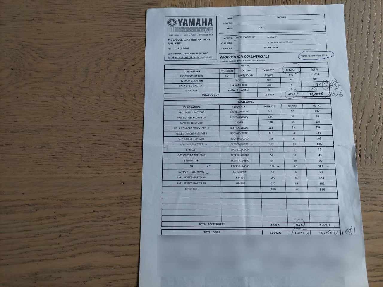 Photo YAMAHA TRACER 900 GT