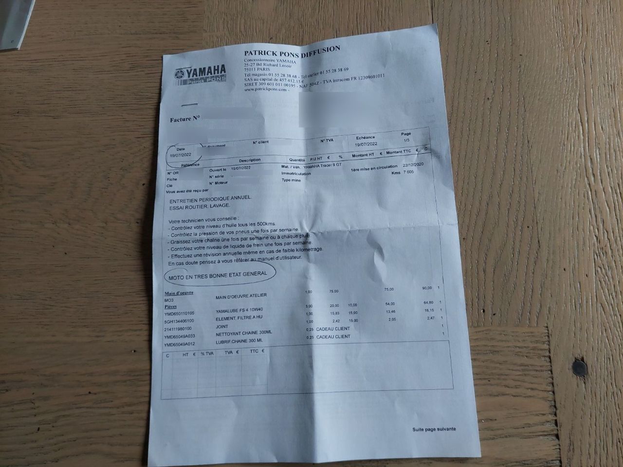 Photo YAMAHA TRACER 900 GT