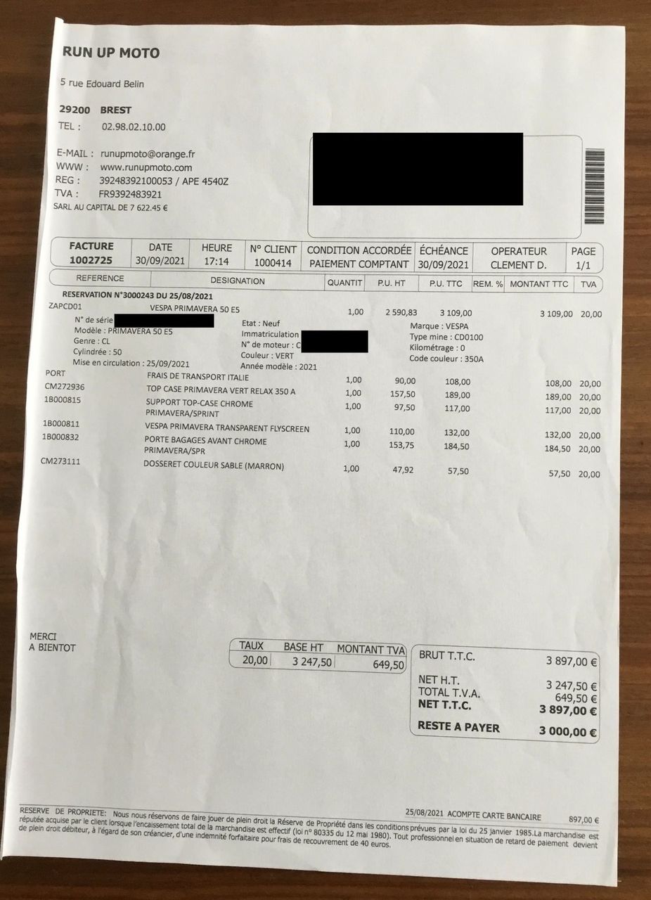 Photo VESPA PRIMAVERA 50