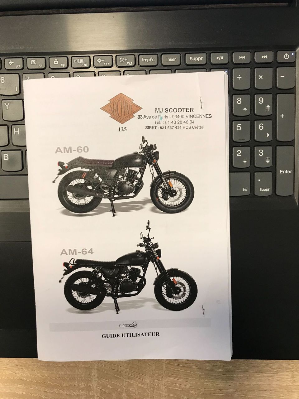 Photo ARCHIVE MOTORCYCLE 125