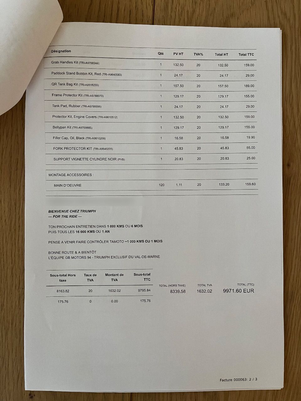 Photo TRIUMPH TRIDENT