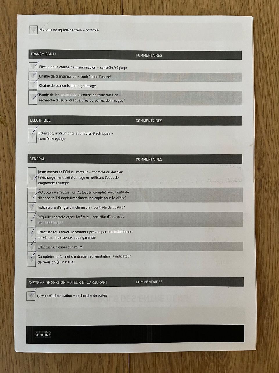 Photo TRIUMPH TRIDENT