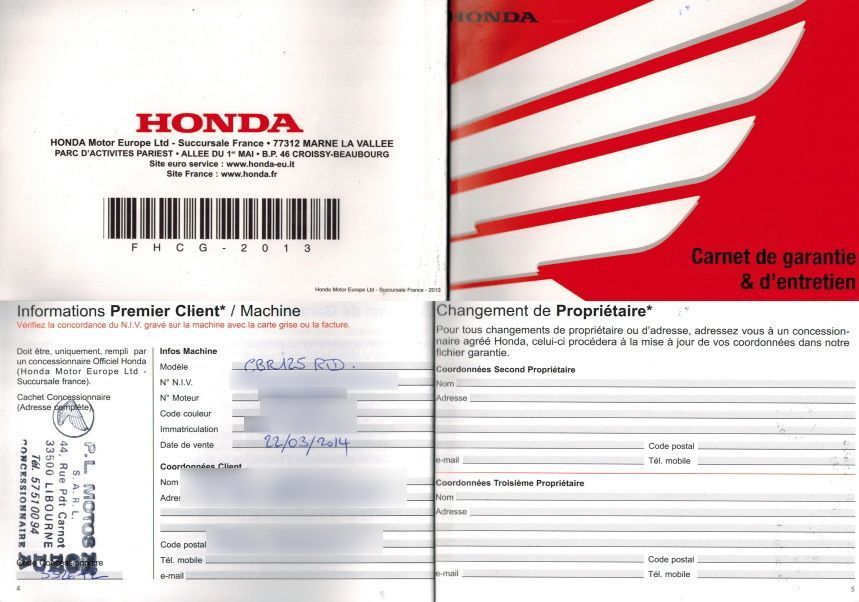 Photo HONDA CBR 125 R