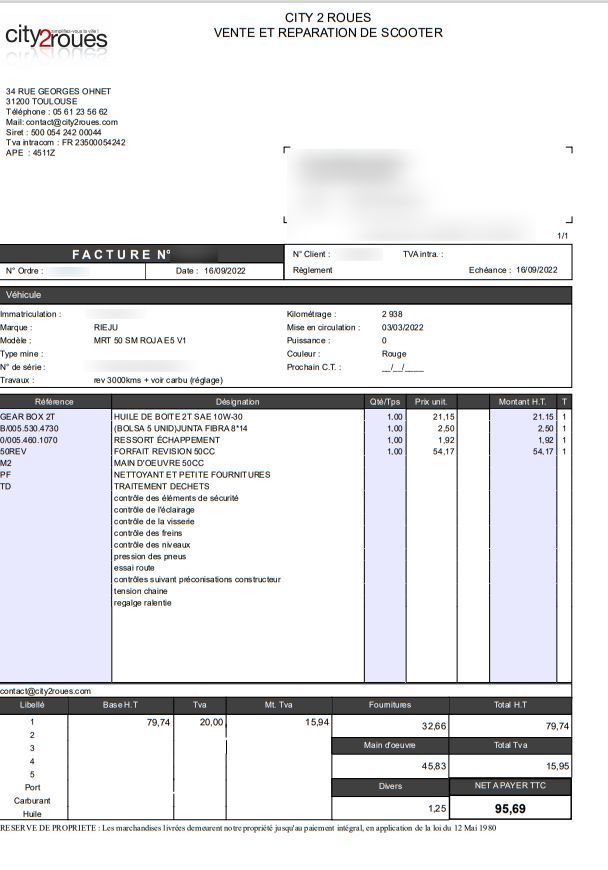 Photo RIEJU MRT 50 FACTORY