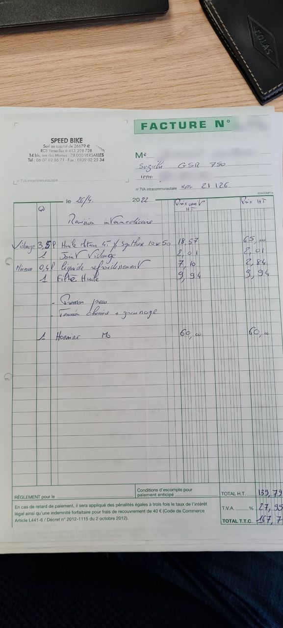 Photo SUZUKI GSR 750