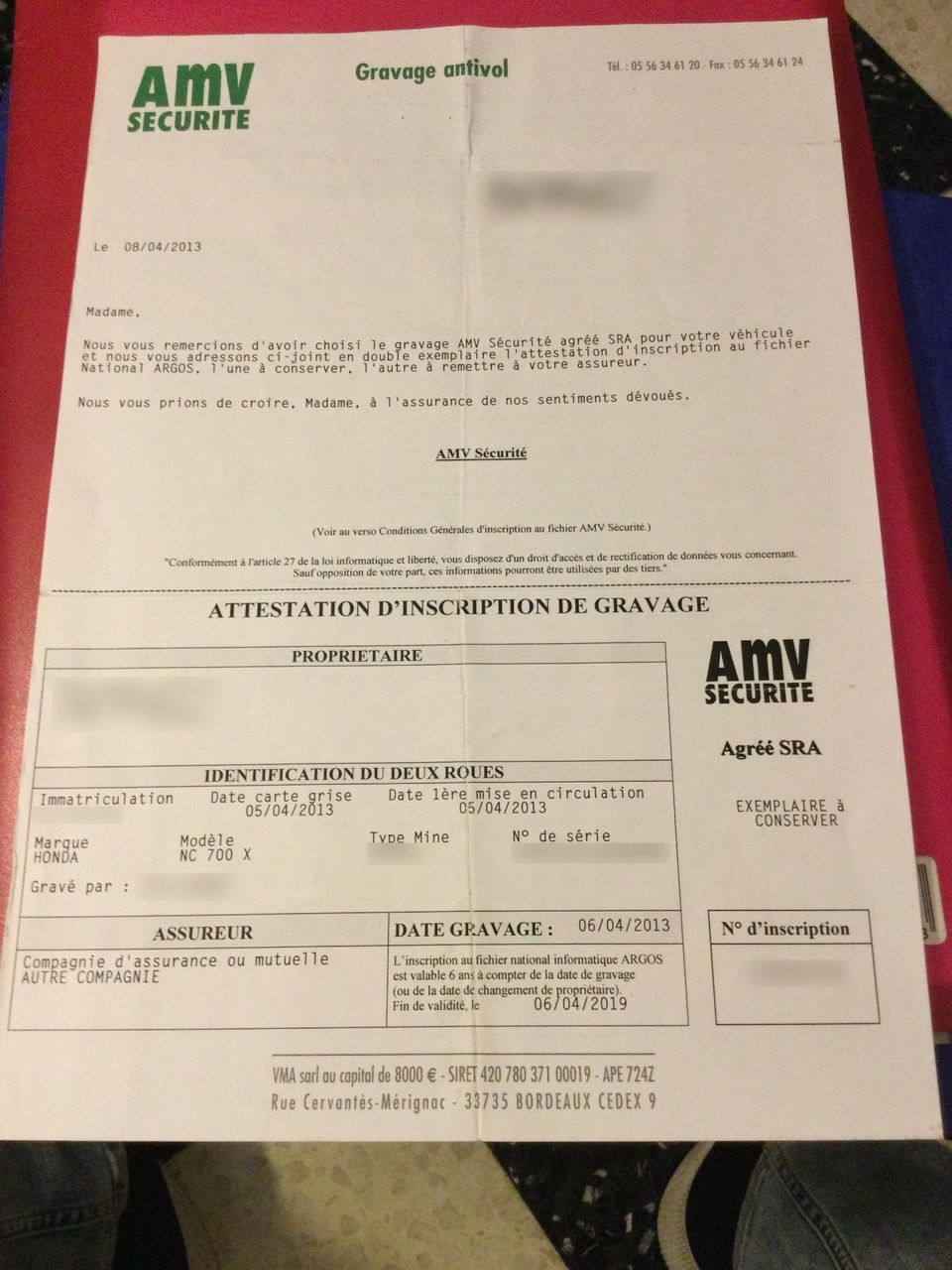 Photo HONDA NC 700 XA