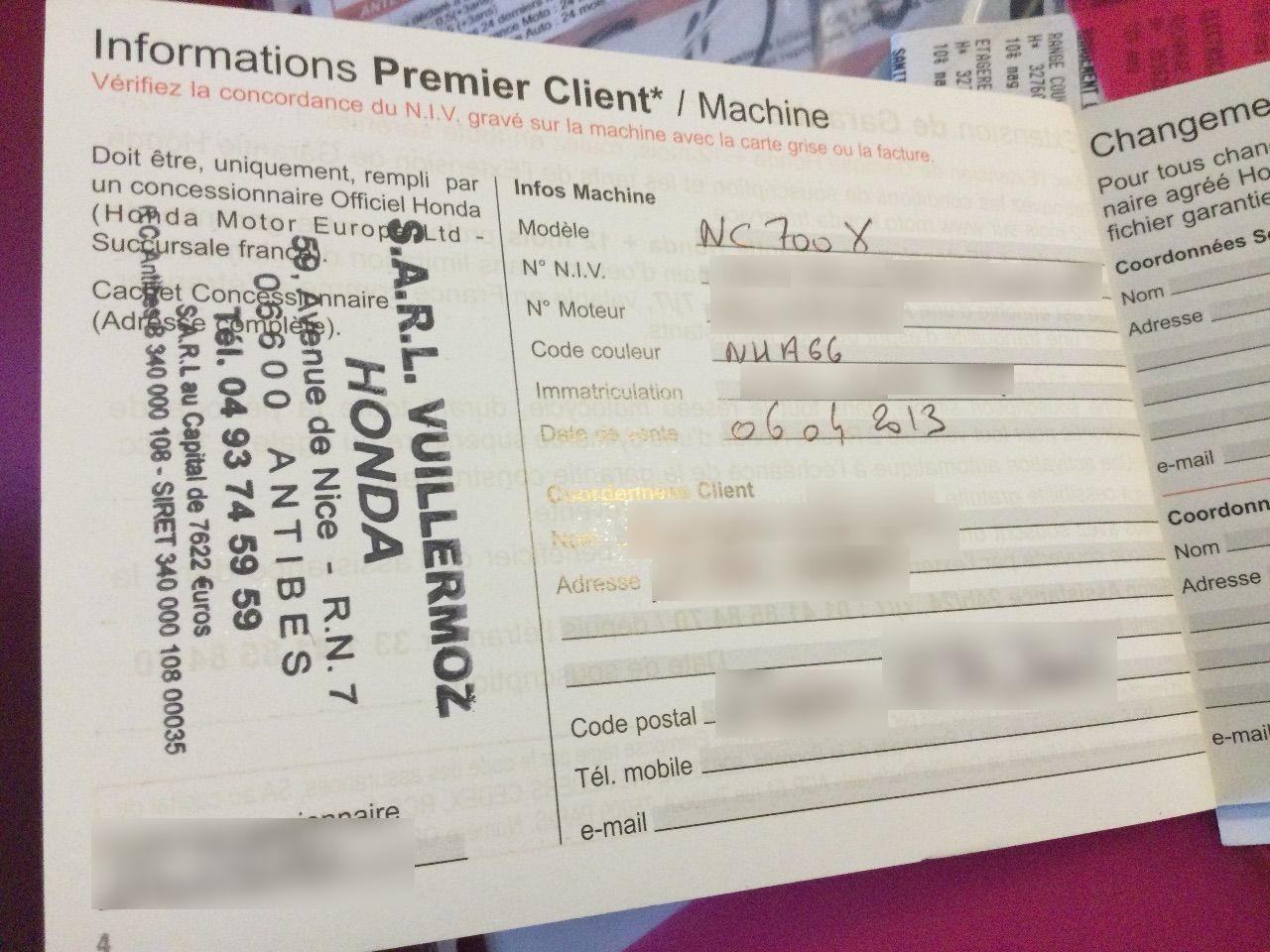 Photo HONDA NC 700 XA