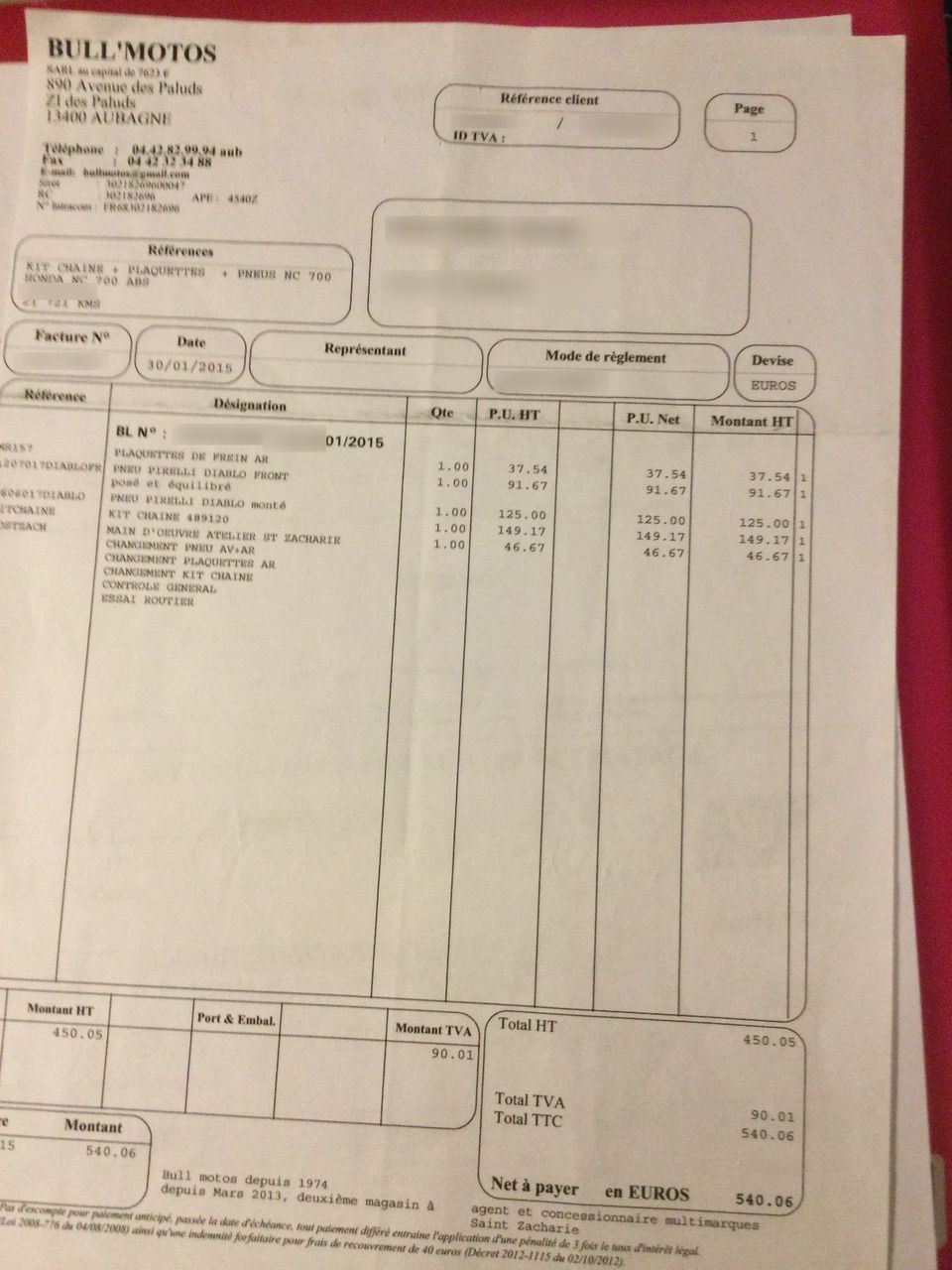 Photo HONDA NC 700 XA