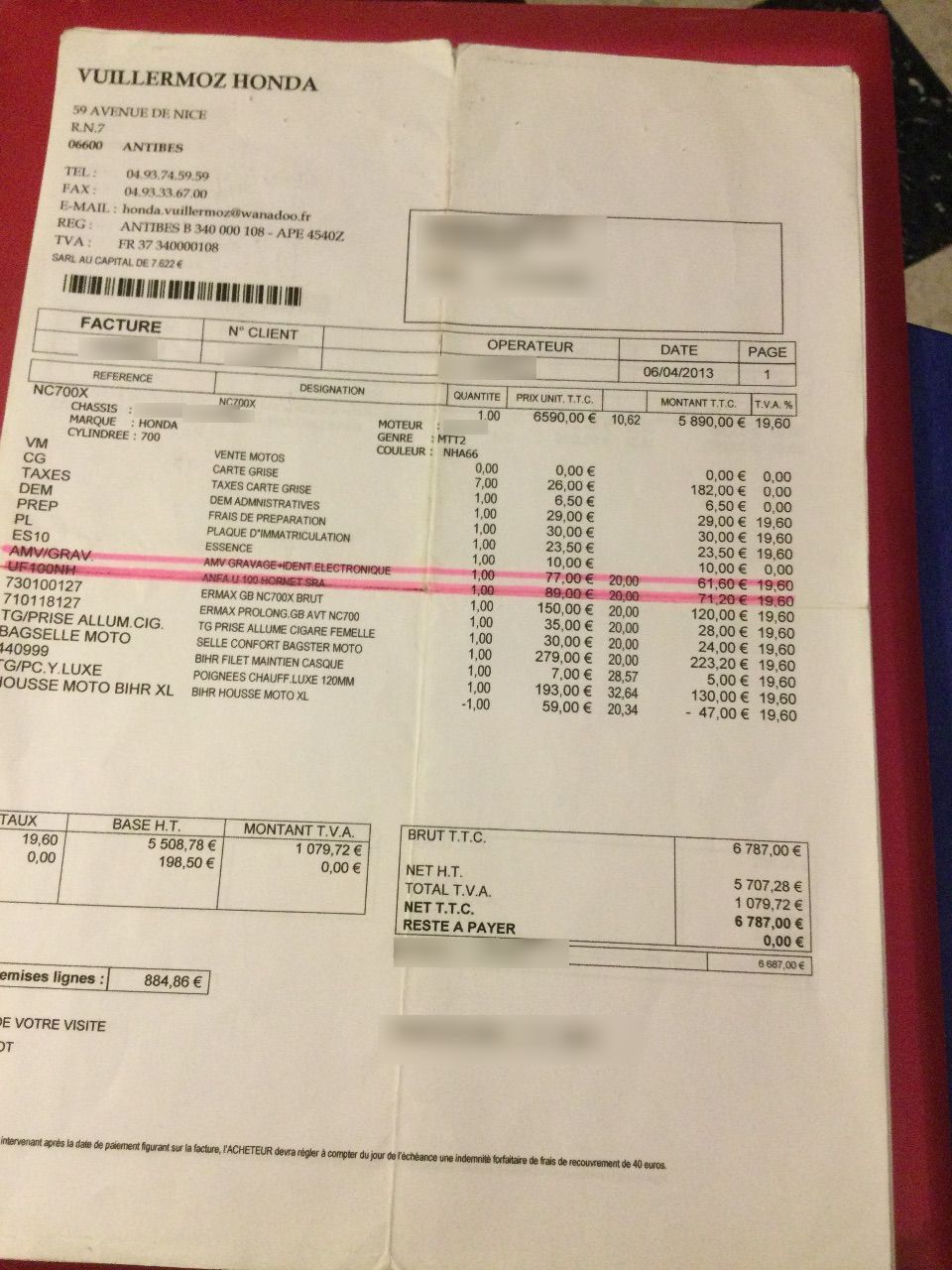 Photo HONDA NC 700 XA